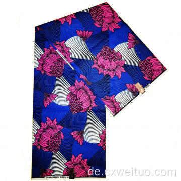 Neues Design Afrikanischer Polyester Ankara Stoff